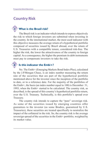 Brazil country risk | PDF