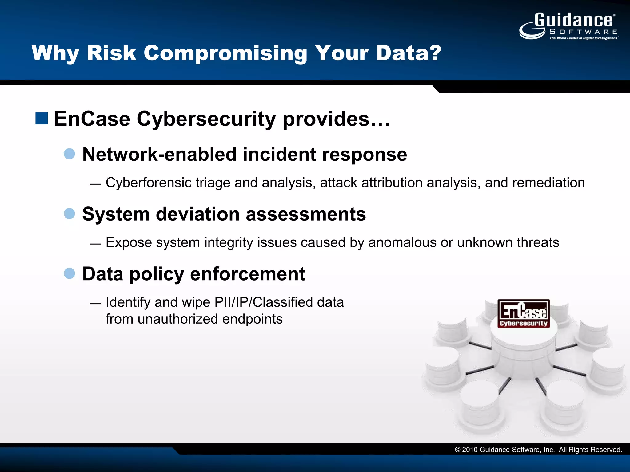 2009 Trends in Attacks Against .GOV SQL Injection and Cross-site ScriptingIsland Hopping-Unisys/DHSRemote User Compromise-VPN Attacks-Client Side AttacksPKI Compromise--Private Key TheftZero-Day Attacks/Drive By DownloadsAutomated Attack ToolsDigital Insider Attacks