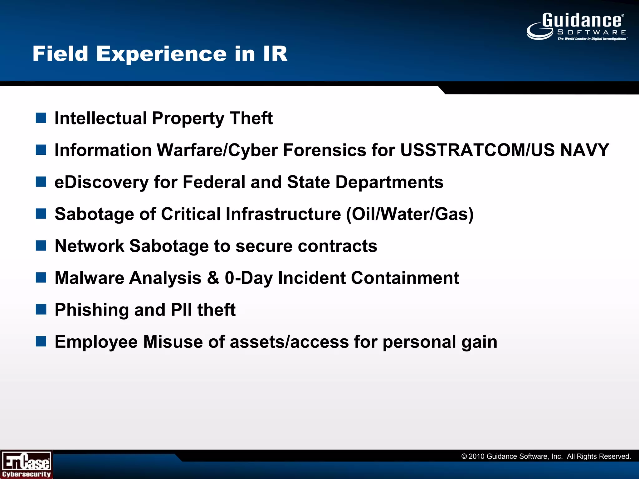 Computer Forensic Examiner(Hex Junkie)