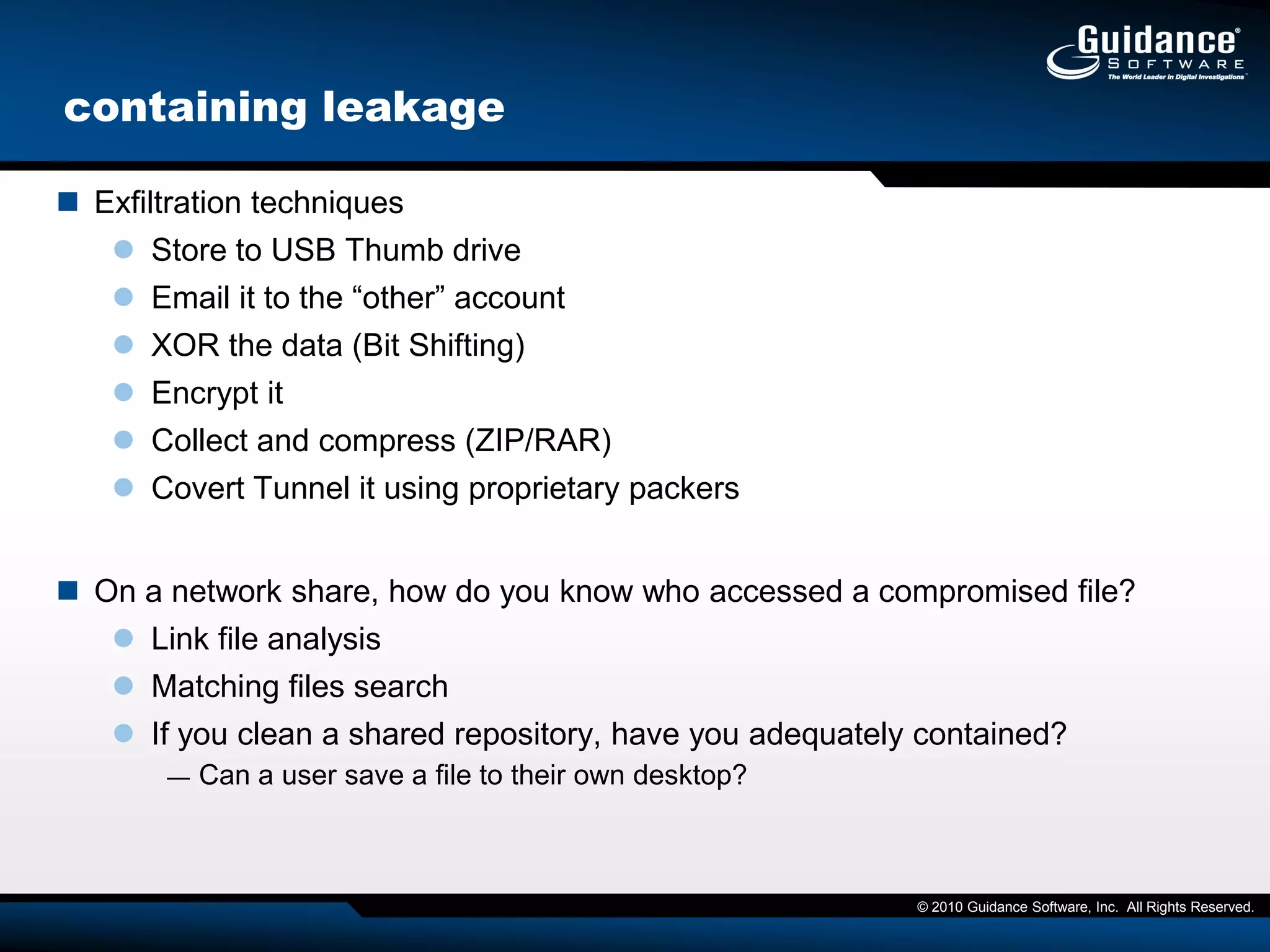 Detection of Polymorphic CodeCommercial Antivirus Software is challenged to detect polymorphic malware (viruses and trojans) in real timeSignature is created to detect MUTEX code segments (vendors may take days…)Virtualization is used to Command & Control code execution to  find a detectable sequence in the bodyAPT Malware employs anti-reversing techniques to defeat code analysis (Detection of sandbox & virtualization = Morph)Polymorphic wormsCyber speed is expressed in milliseconds