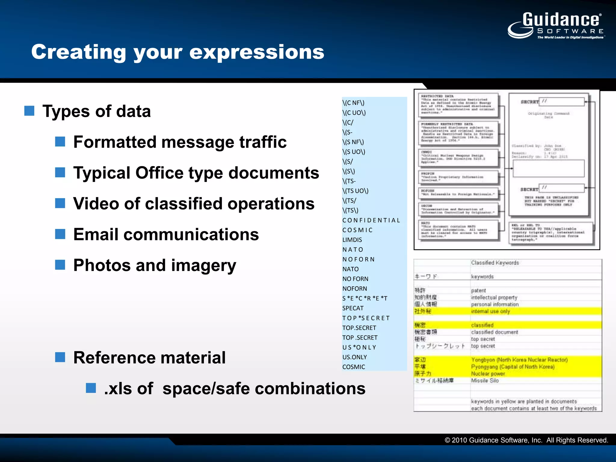 Current Methods for Finding Malware (including polymorphic)HashingMD5/SHA Formats Context Triggered Piecewise Hashing (ie, rolling hash)“Fuzzy Hashing” Easy to foolSignature based detectionRelies on Hashes or other Code fragments Computationally expensive, takes timeDeep Packet InspectionIndexing DOESN’T scale to EnterpriseCode mutation used to change malware attributes makes identification difficult
