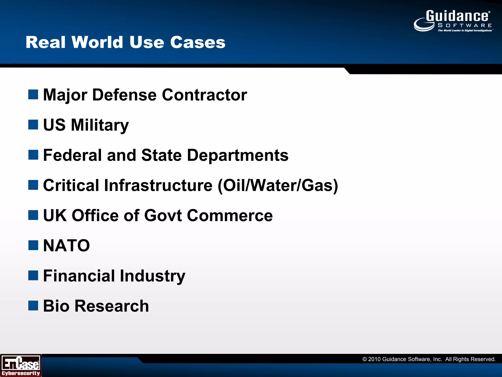 Video of classified operations