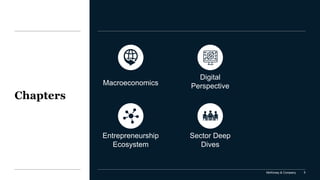 McKinsey & Company 5
Chapters
Sector Deep
Dives
Digital
Perspective
Entrepreneurship
Ecosystem
Macroeconomics
 