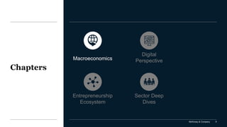 McKinsey & Company 6
Chapters
Sector Deep
Dives
Digital
Perspective
Entrepreneurship
Ecosystem
Macroeconomics
 