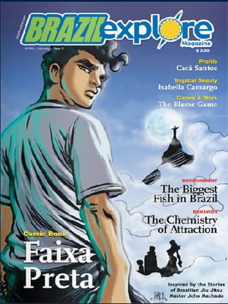 Creative Impulse Comics on Brazil Explore Magazine cover - January 2009