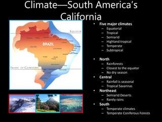 brazil_geography.pptx | South America Travel | Travel Locations