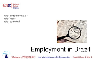 Brazilian labour law bruna | PDF
