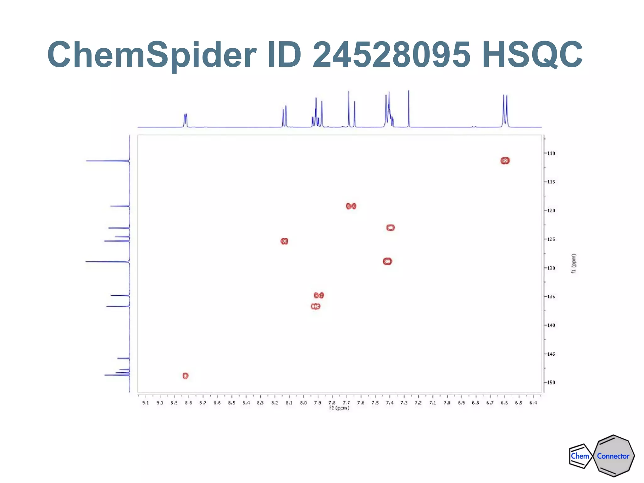 ChemSpider ID 24528095 HSQC
 