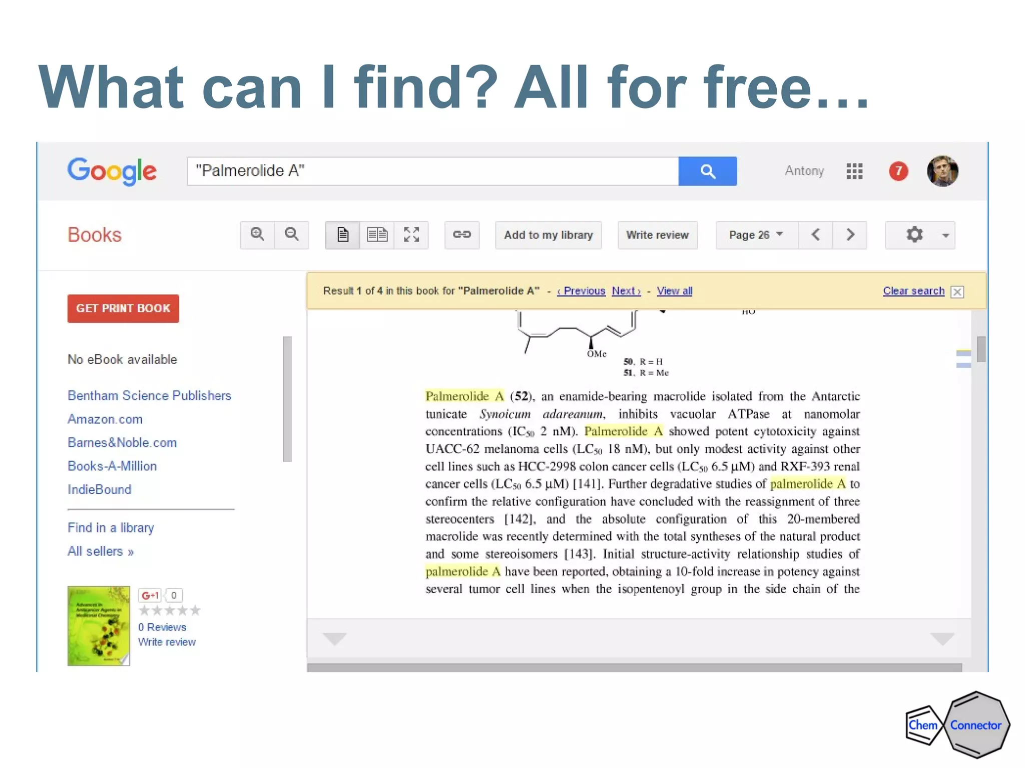 What can I find? All for free…
 