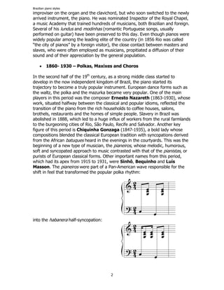 Brazilian piano | PDF