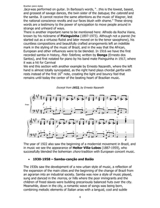Brazilian piano | PDF