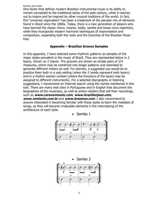Brazilian piano | PDF