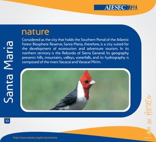 Presentation about Santa Maria - RS - Brazil