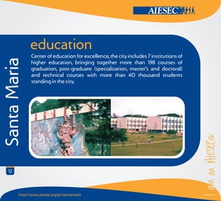 Presentation about Santa Maria - RS - Brazil