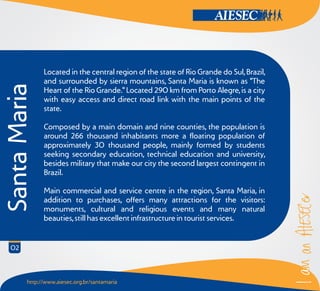 Presentation about Santa Maria - RS - Brazil