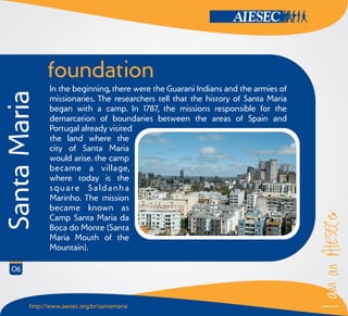 Presentation about Santa Maria - RS - Brazil