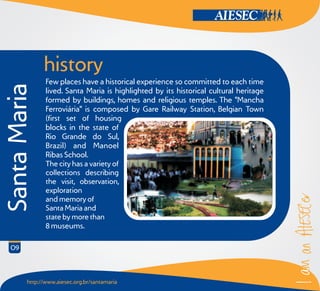 Presentation about Santa Maria - RS - Brazil