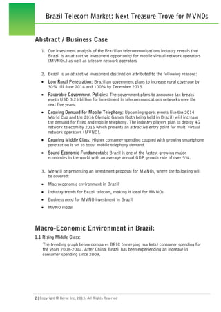 Brazil telecom market next treasure trove for MVNO's | PDF