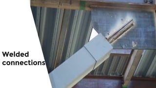 Welded
connections
 