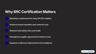 Expert Support for BRC Audit Preparation & Compliance - C4C | PDF