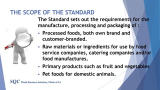 Introduction to BRC Global Standard for Food Safety Awareness.pptx