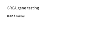 brca syndrome(HBOC) panel discussion slides | PPTX