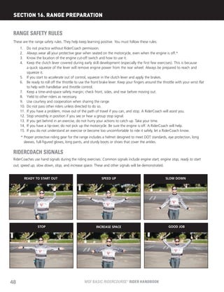 Msf Basic Rider Course Handbook Worksheet MSF Brc handbook | PDF