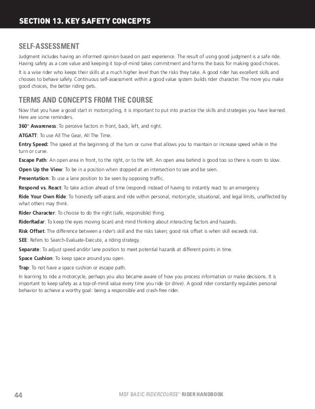 MSF Brc handbook