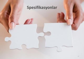 Spesifikasyonlar
17
 