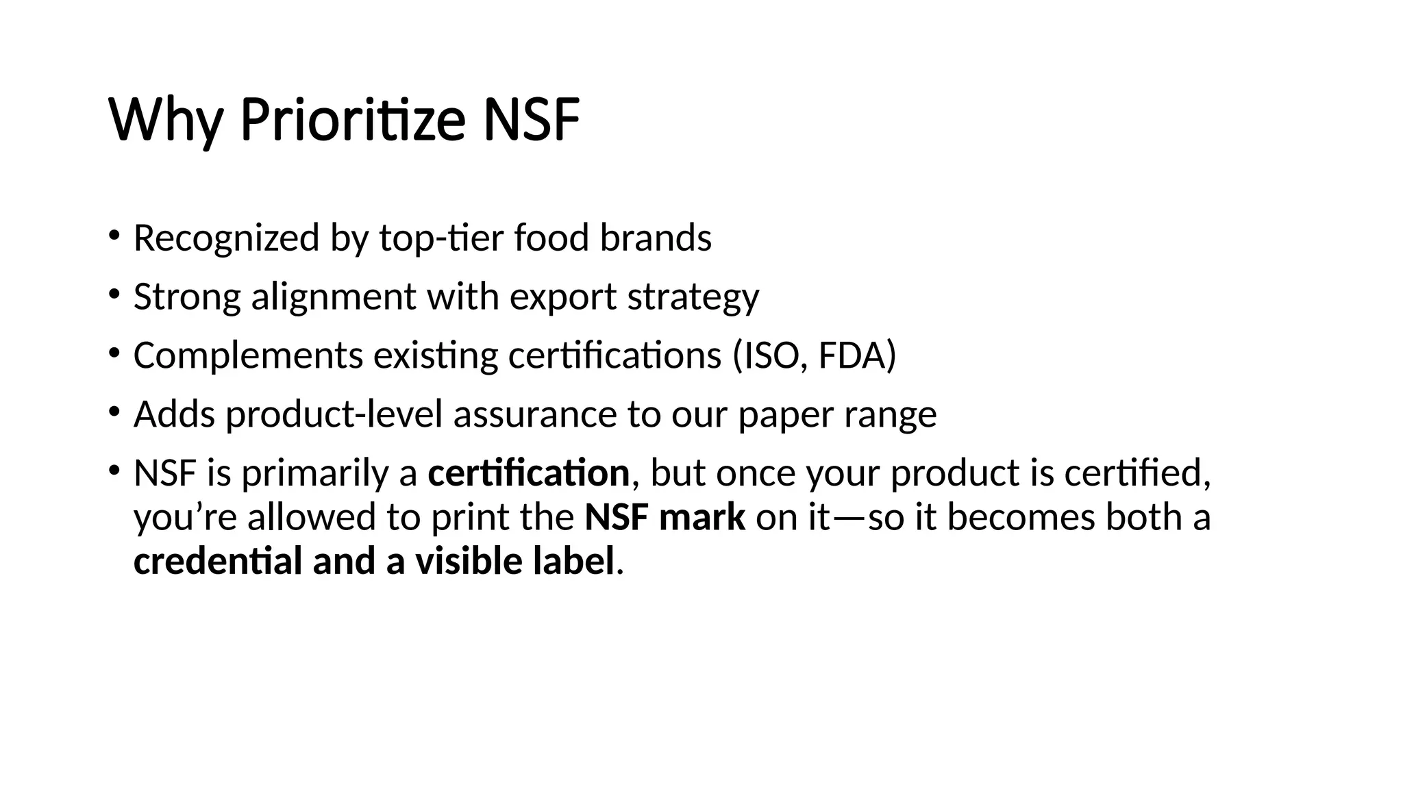 BRC & NFS audit comparision to show from where we should go | PPTX