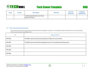 Brd template | DOCX