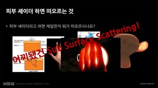 피부 셰이더 하면 떠오르는 것

• 피부 셰이더라고 하면 제일먼저 뭐가 떠오르시나요?
 
