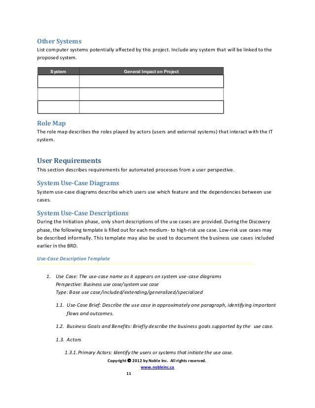 use case document template