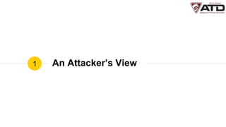 An Attacker’s View1
 