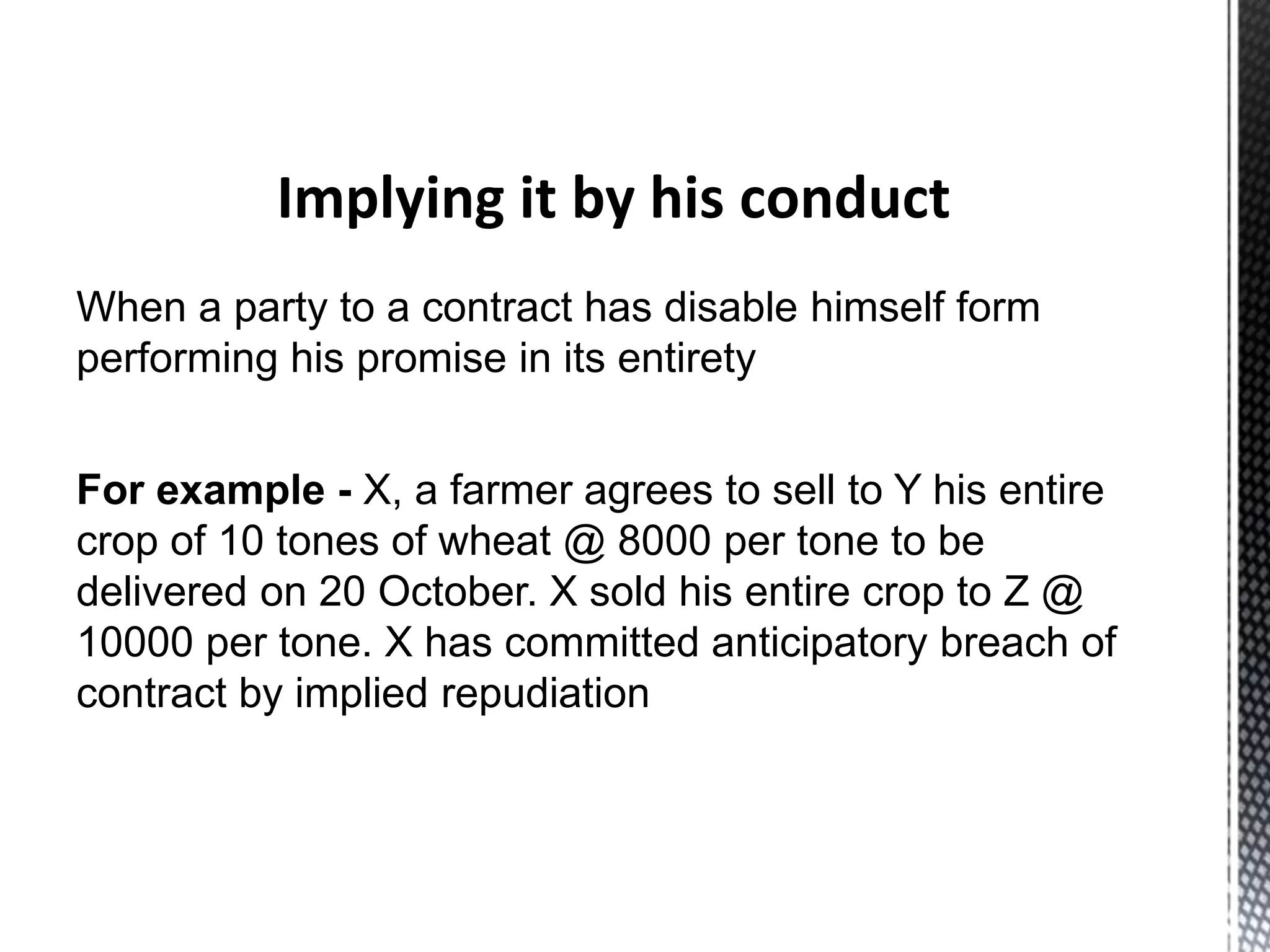 10000 Contract Example Breach of contract | PPTX