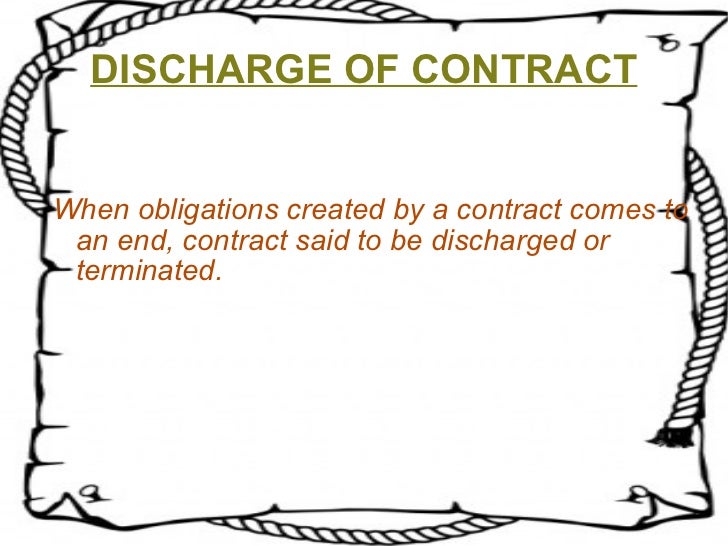 discharge by breach definition