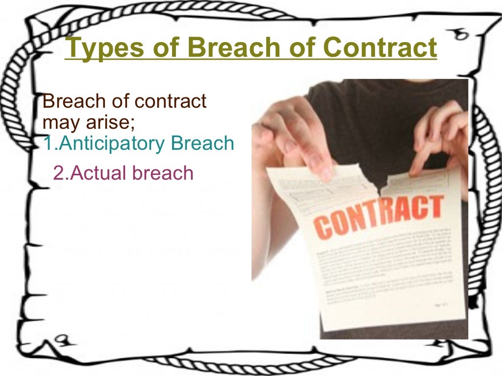 Breach of contract (1)