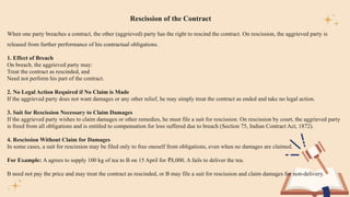 for Law students, Breach of Contract & Remedies .pptx