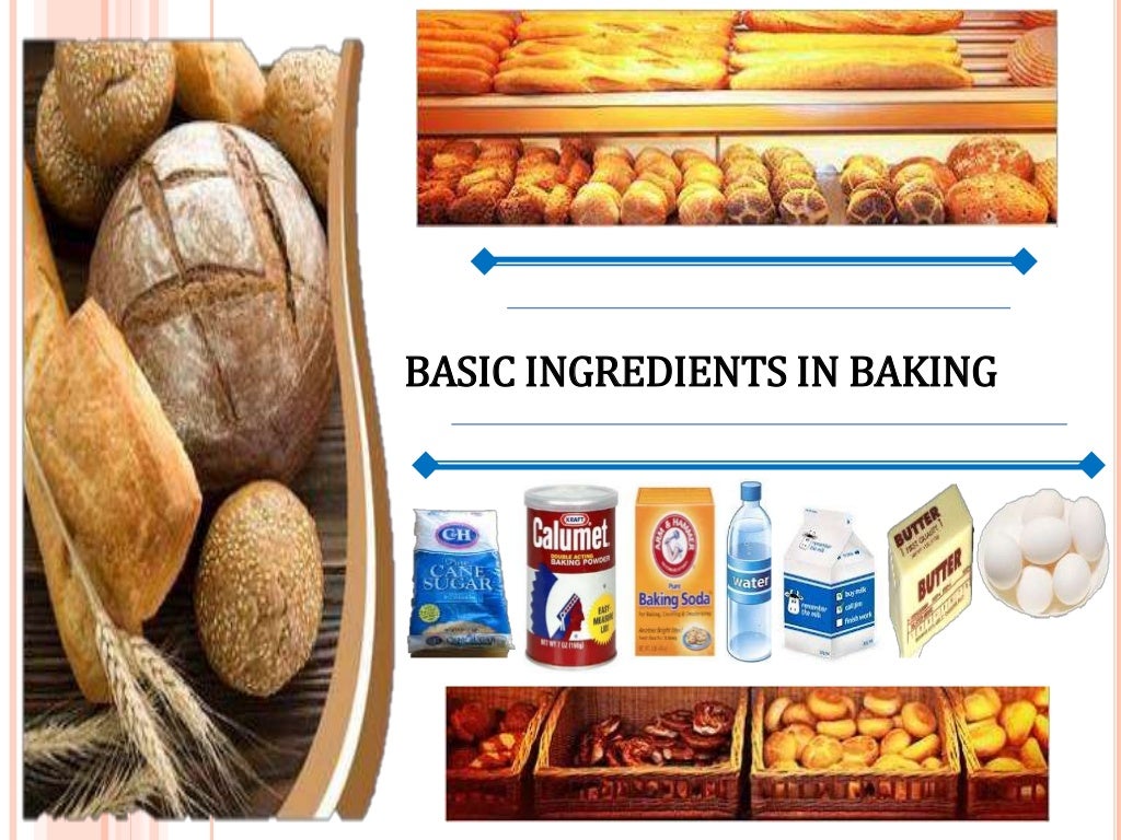 Bread and Pastry Basic Ingredients TLE 8