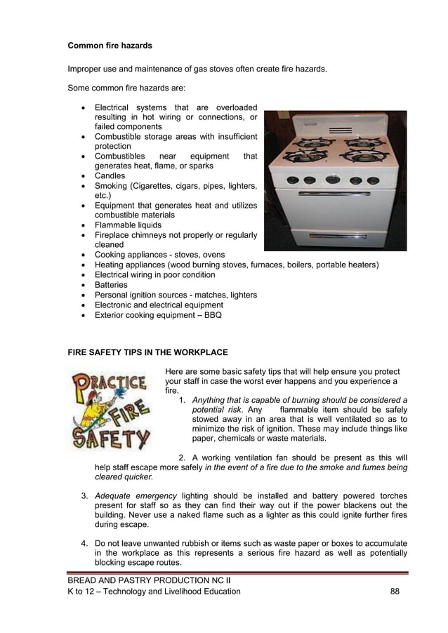 K to 12 Bread and Pastry Learning Module