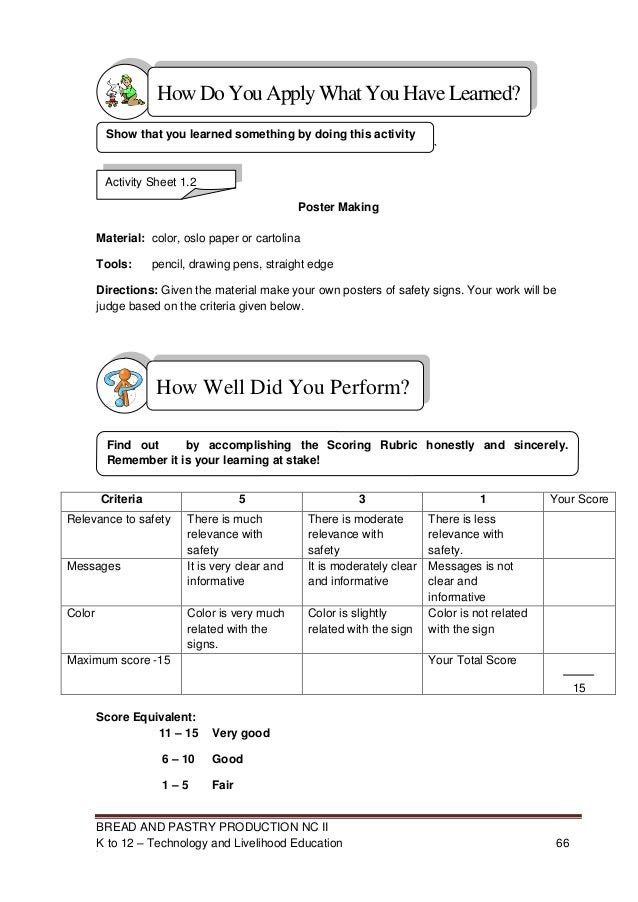 K to 12 Bread and Pastry Learning Module