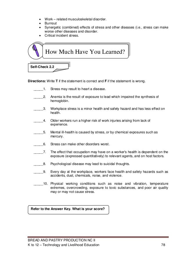 K to 12 Bread and Pastry Learning Module