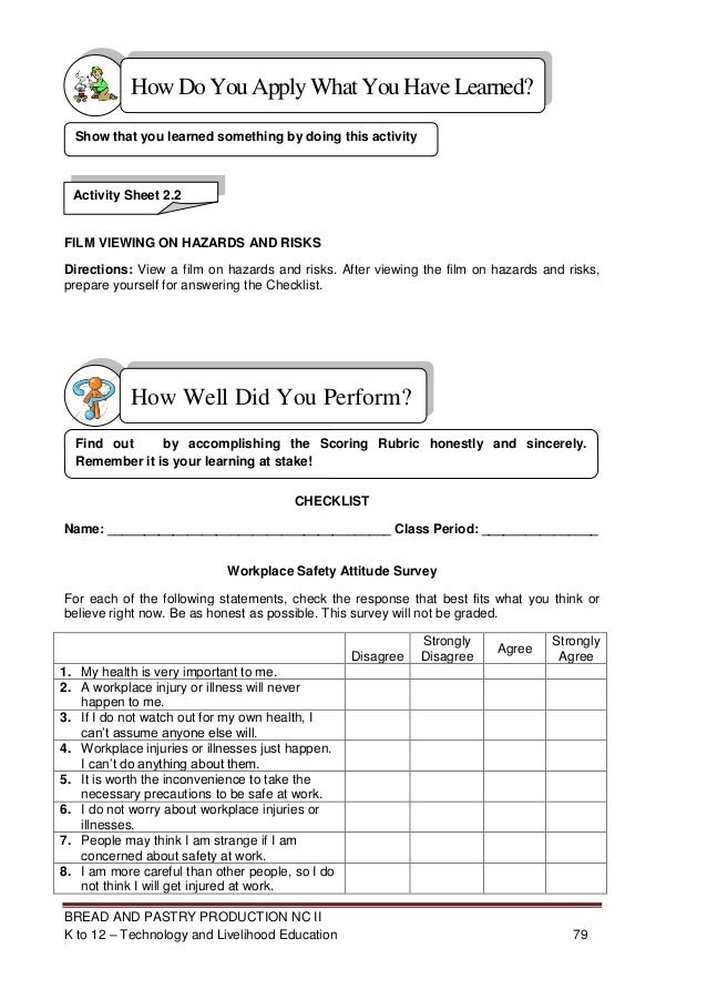 K to 12 Bread and Pastry Learning Module