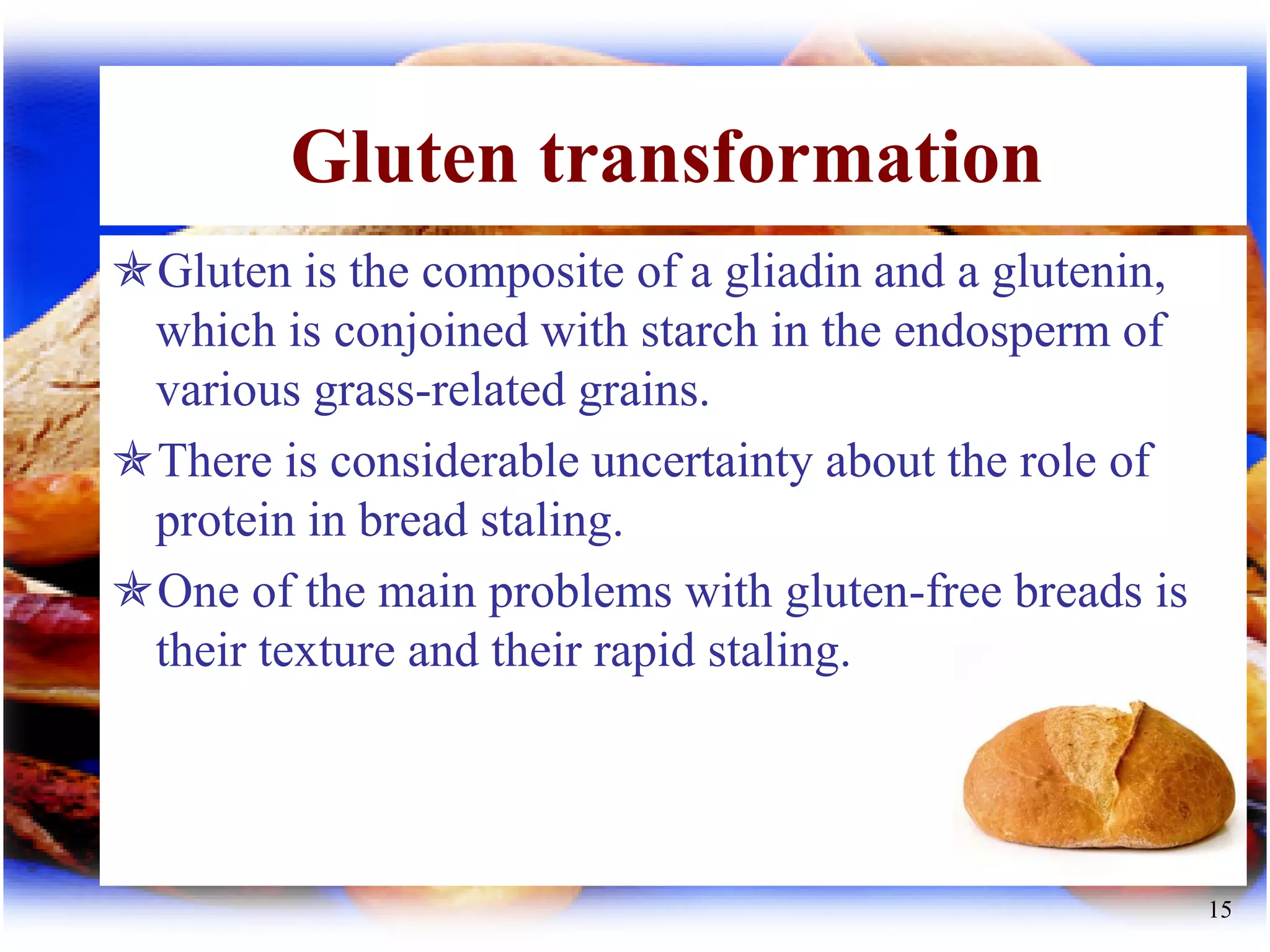 Causes of bread staling | PDF