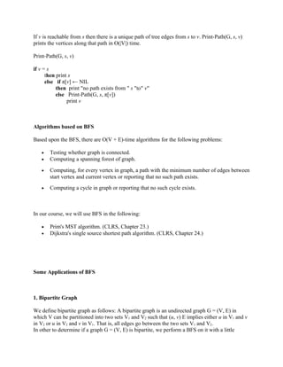BFS, Breadth first search | Search Traversal Algorithm | PDF | Free ...