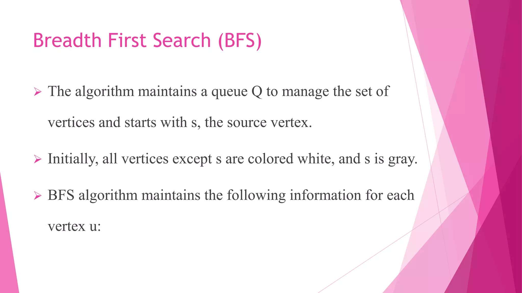 Breadth first search (Bfs) | PPTX | Search | Internet