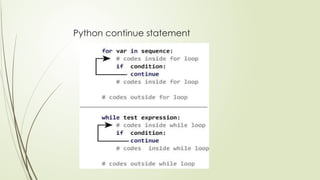 break continue and pass statement in python.pptx