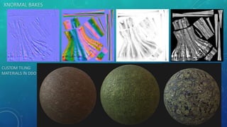 XNORMAL BAKES
CUSTOM TILING
MATERIALS IN DDO
 