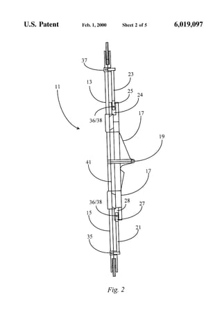 U.S. Patent Feb. 1,2000 Sheet 2 015 6,019,097 
1 
H 
37 ' 
J 23 
13 
11 25 
K / 24 
-1, / K / 17 
36/38 _ 
/ 
19 
41 —(0/ 
K K 7/17 36/38 28 
 j 27 
15 M 
21 
35 
 