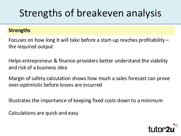 what is a breakeven analysis